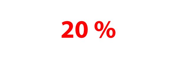 20% Rabatt