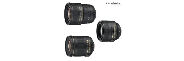 Nikon-SLR-Objektive-und-Konverter