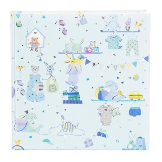 Goldbuch Babyalbum Wonderland blue 25x25cm