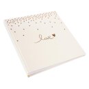 Goldbuch Hochzeitsalbum Raining Hearts cremfarben  30x31cm