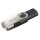 Hama USB-Stick "Rotate", USB 2.0, 16GB, 10MB/s, Schwarz/Silber