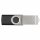 Hama USB-Stick &quot;Rotate&quot;, USB 2.0, 16GB, 10MB/s, Schwarz/Silber