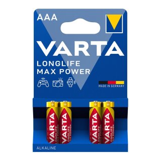 Varta Longlife Max Power Micro 4er Bl. (AAA/LR03) Alkaline Batterien