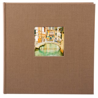 Goldbuch Buchalbum Bella Vista 30 x 31 cm  haselnuss/ 60 Seiten