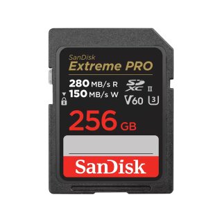 Sandisk Extreme Pro SDXC UHS-II Speicherkarte 256 GB