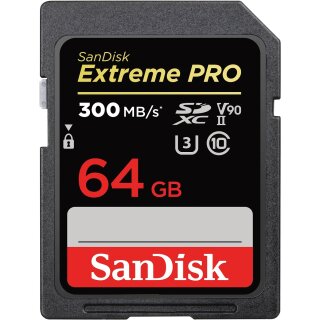 Sandisk 64GB ADXC ExtremePro 300MB/s V90 UHS-II