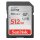 SanDisk 512 GB SDXC-Karte Ultra UHS-I U1 Class10 150 MB/s, Speicherkarte
