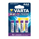 Varta Lithium Batterie Micro AAA/FR03 Professional 4er...