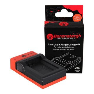 BERENSTARGH Slim Micro-USB Ladeger&auml;t f. Sony NP-FW50 NEX A33 A55 NEX.3 NEX.3C NEX.5 NEX.5A NEX.5C