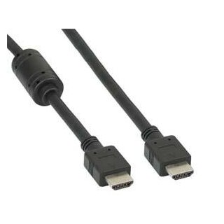 InLine HDMI an HDMI Kabel 1,80 m schwarz, Ferrit