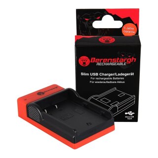 BERENSTARGH Slim Micro-USB Ladegerät f. Panasonic BLF19E DMWBLF19 DMW-BLF19