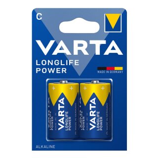 Varta Longlife Power Baby C/LR14 1.5V 2er Pack