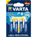 Varta Longlife Power AAA Micro AL4 Alkaline Batterie,...