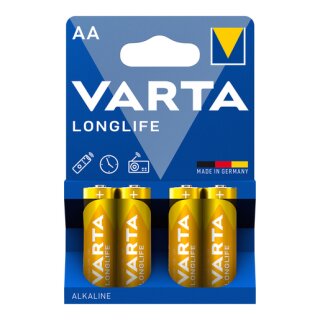 Varta Longlife Mignon (AA/LR06) 4er Bl. Alkaline Batterien