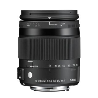 Sigma 18-200mm F3.5-6.3 DC Macro OS III HSM Canon Contemporary