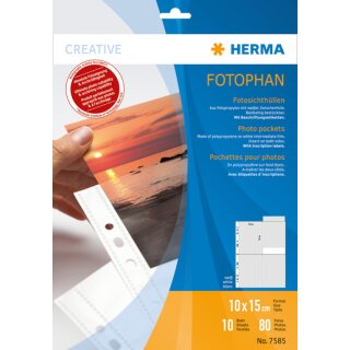 Herma Fotophan Sichth&uuml;llen 10 Blatt 10x15cm