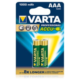 Varta Micro AAA Akku Prof. 1000mAh dopa