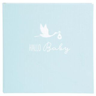 Goldbuch Babyalbum Storch Blau 30x31cm