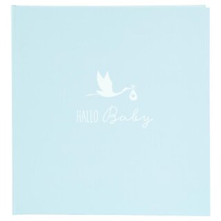 Goldbuch Babyalbum Storch Blau 25x25cm